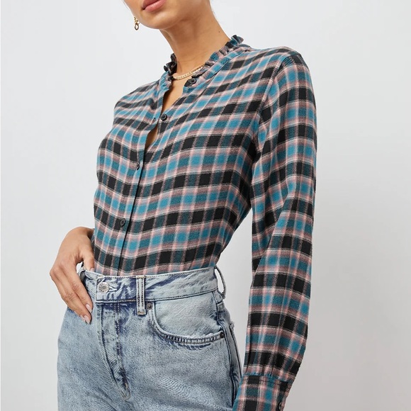 Rails Andie Flannel Shirt Size S - Picture 3 of 15